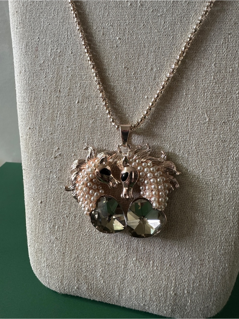 Betsey Johnson Horse Pendant Statement Necklace - Picture 4 of 7
